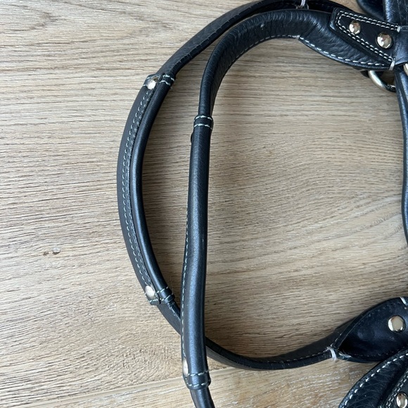 EUC Coach black monogram satchel - Picture 3 of 10